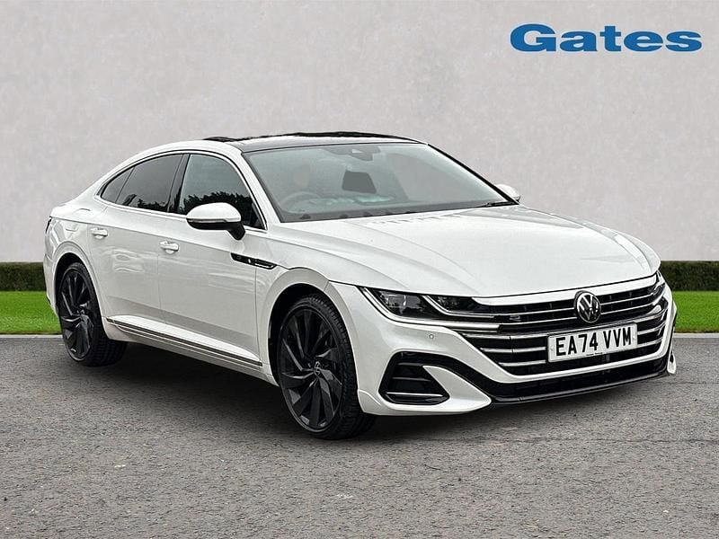 White Used 2024 VW Arteon R-line Hatchback | £30,999 (Expensive) - Image 1/4