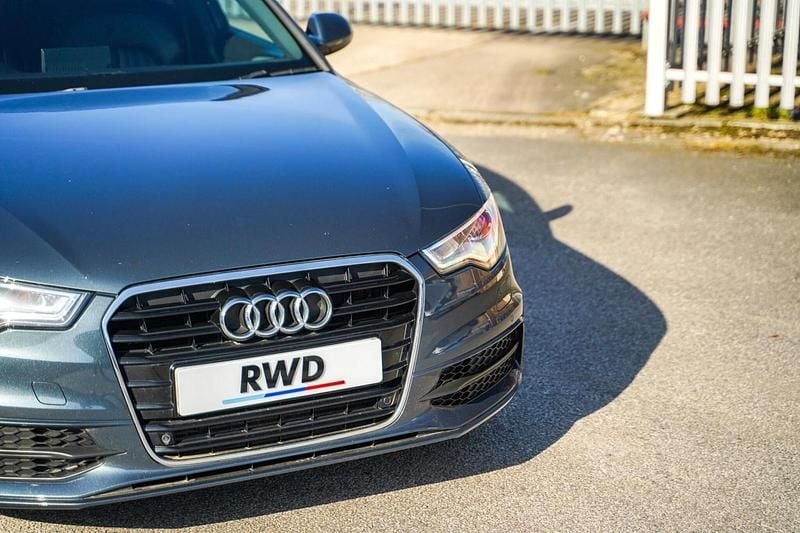 Used Audi A6 S-Line 204 HP (150 kW) 2014 Blue Sedan