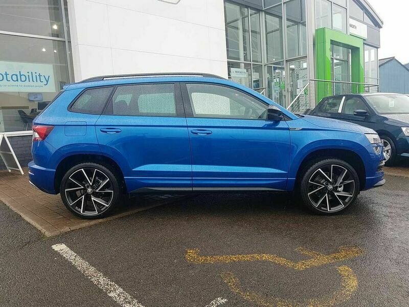 Used Skoda Karoq SportLine 148 HP (108 kW) 2021 Blue SUV