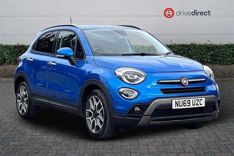 Blue Used 2019 Fiat 500X Cross Plus SUV | £8,462 (Fair price) - Image 1/4