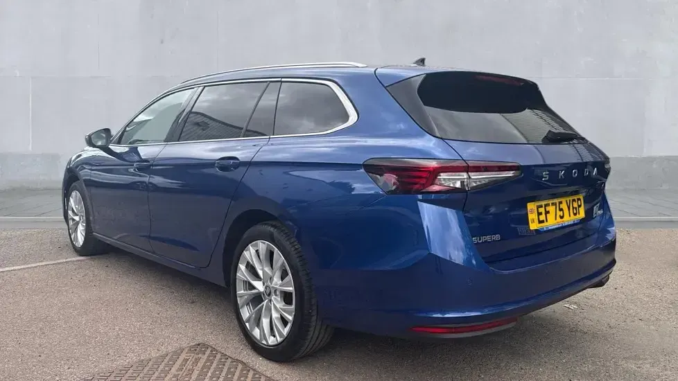 Used Skoda Superb SE L 150 HP (110 kW) 2026 Cobalt blue