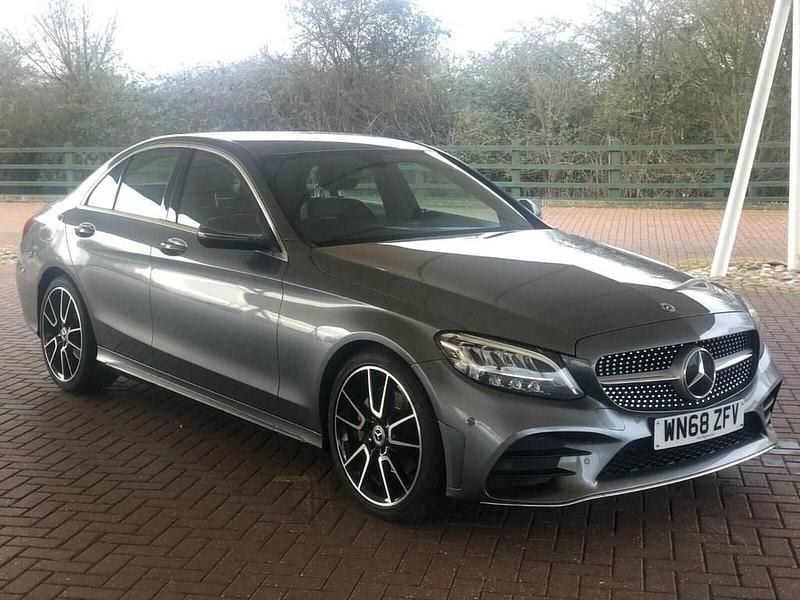 Grey Used 2018 Mercedes C220 AMG line Sedan | £14,999 (Good price) - Image 1/4