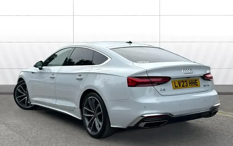 Used Audi A5 Sportback S-Line 163 HP (119 kW) 2023 White Hatchback