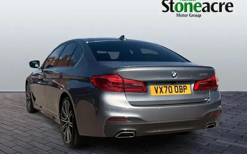 Used BMW 530 M Sport 252 HP (185 kW) 2020 Blue Sedan