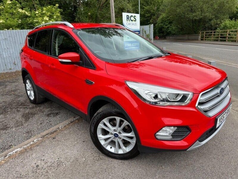 Red Used 2017 Ford Kuga Titanium SUV | £8,799 (Fair price) - Image 1/3