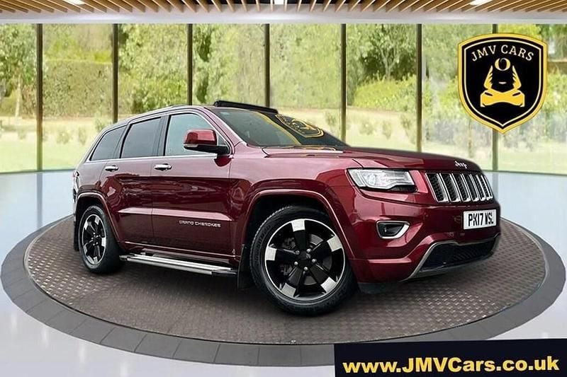 Red Used 2017 Jeep Grand Cherokee Overland SUV | £19,975 (A bit pricey) - Image 1/1