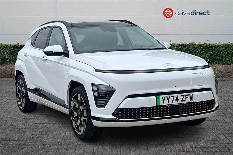 White Used 2024 Hyundai Kona Ultimate SUV | £27,490 - Image 1/4