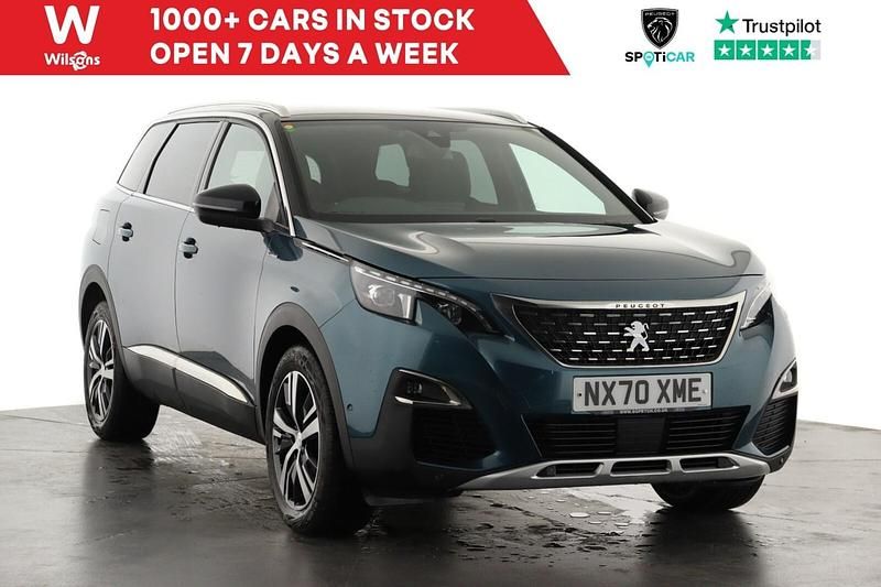 Green Used 2020 Peugeot 5008 GT-line Estate | £17,299 (Fair price) - Image 1/3