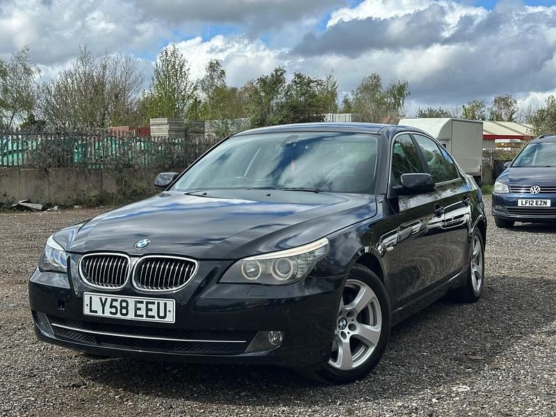 Used BMW 523 2008 Black Sedan