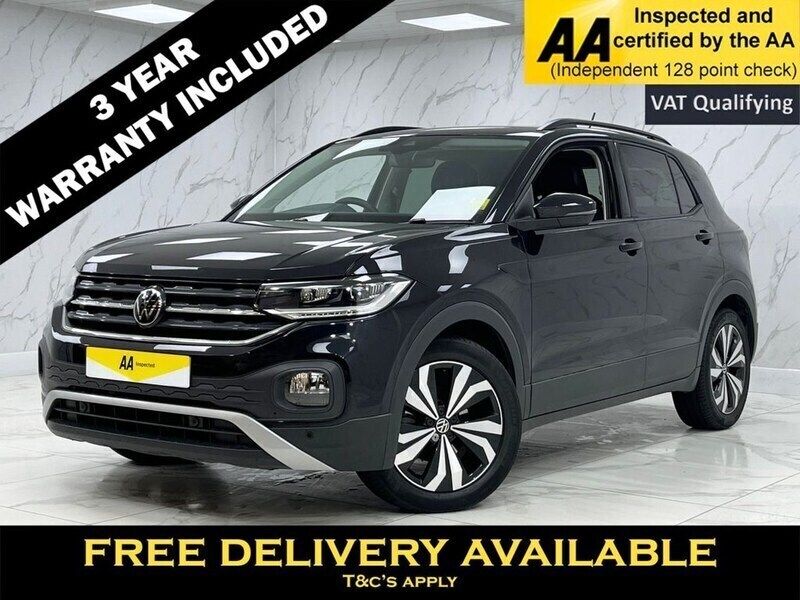 Black Used 2022 VW T-Cross Black Edition SUV | £16,795 (Fair price) - Image 1/2