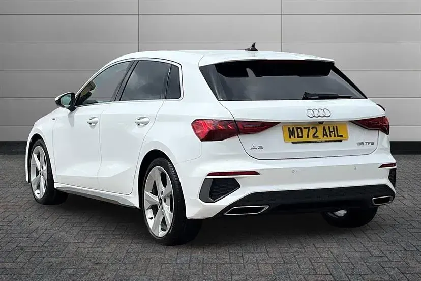 Used Audi A3 S-Line 150 HP (110 kW) 2023 White Hatchback