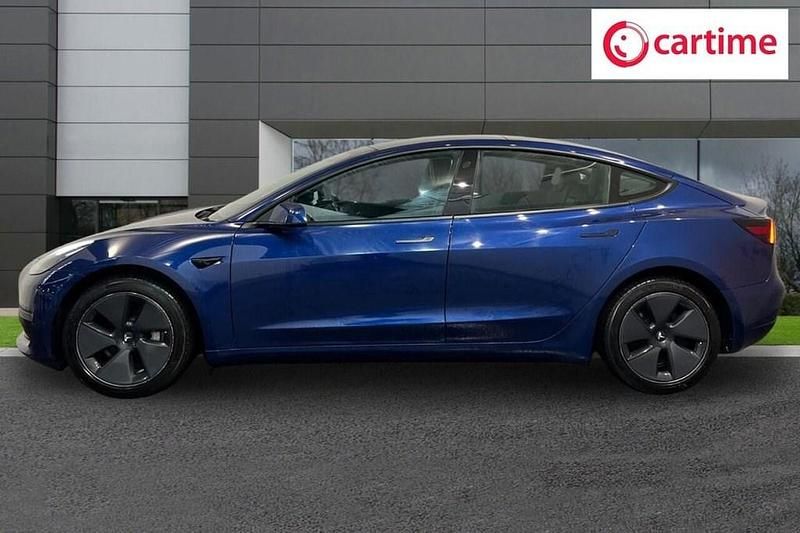 Used Tesla Model 3 Long Range AWD 366 kW (498 HP) 2021 Blue Sedan