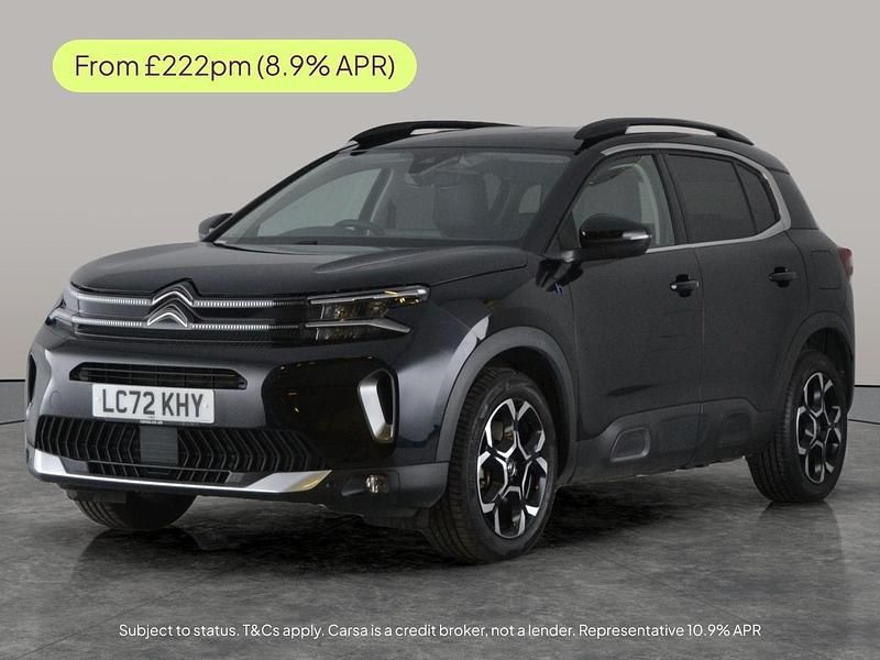 Black Used 2022 Citroën C5 Aircross Shine SUV | £15,734 (Good price) - Image 1/2