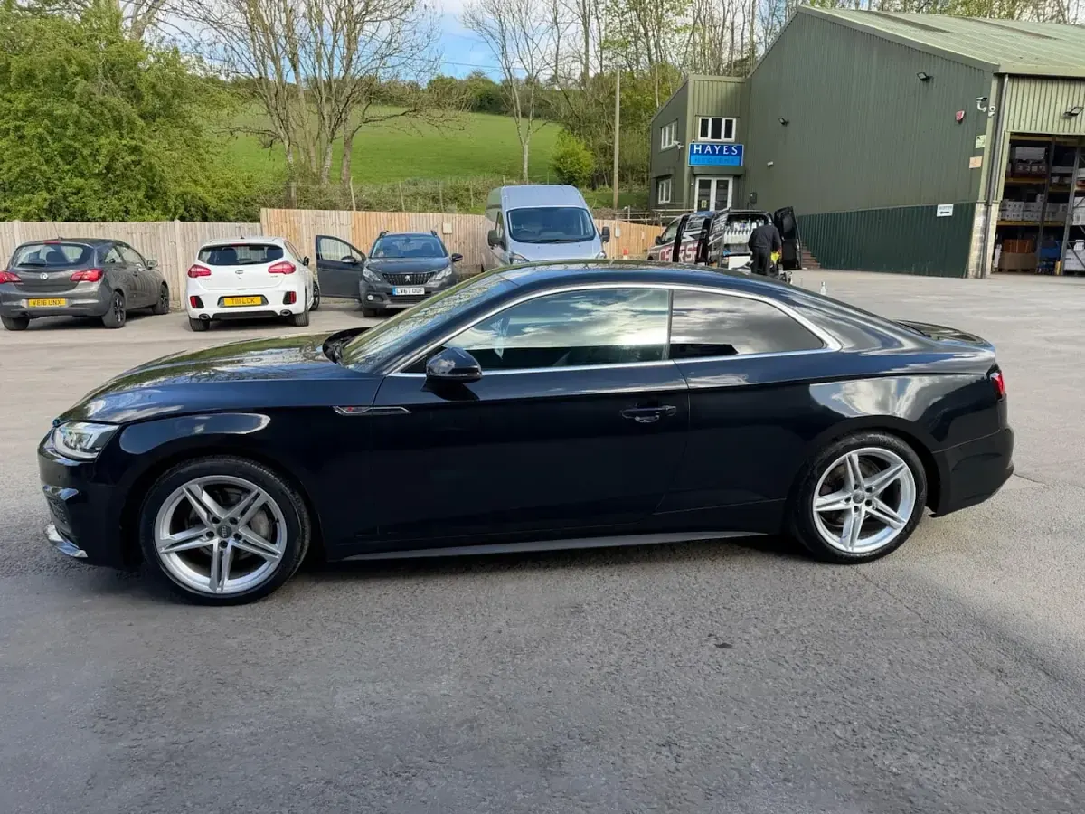 Used Audi A5 S-Line 190 HP (139 kW) 2017 Black Coupe