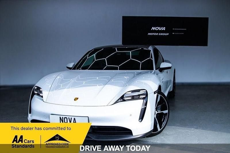 White Used 2021 Porsche Taycan Performance Package Sedan | £47,500 (Fair price) - Image 1/4