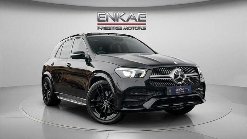 Black Used 2022 Mercedes GLE400 AMG line SUV | £47,995 (Fair price) - Image 1/4