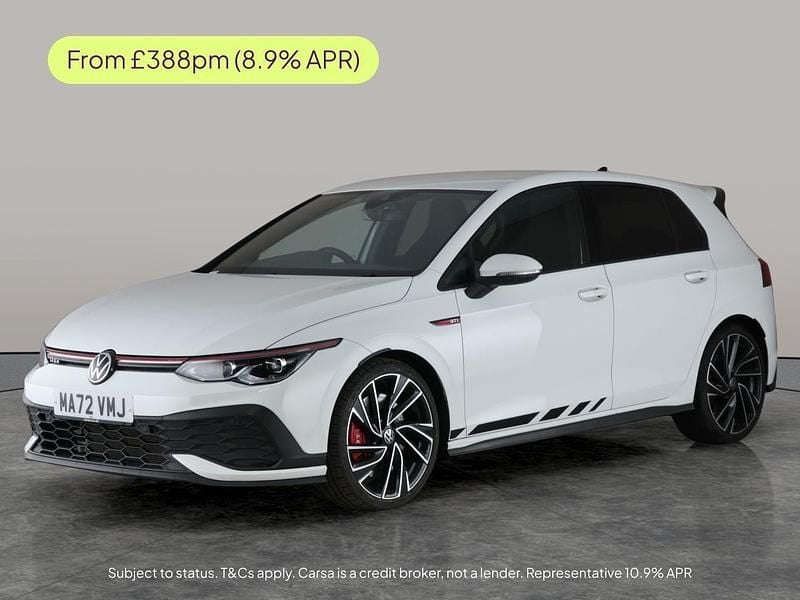 White Used 2022 VW Golf VIII GTI Clubsport Hatchback | £28,272 (Good price) - Image 1/2
