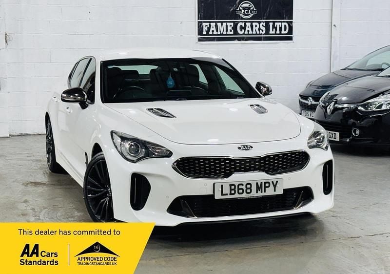 White Used 2019 Kia Stinger GT-Line Hatchback | £10,500 (Fair price) - Image 1/3