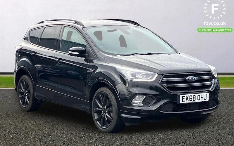 Black Used 2018 Ford Kuga ST-Line X SUV | £13,699 (A bit pricey) - Image 1/3