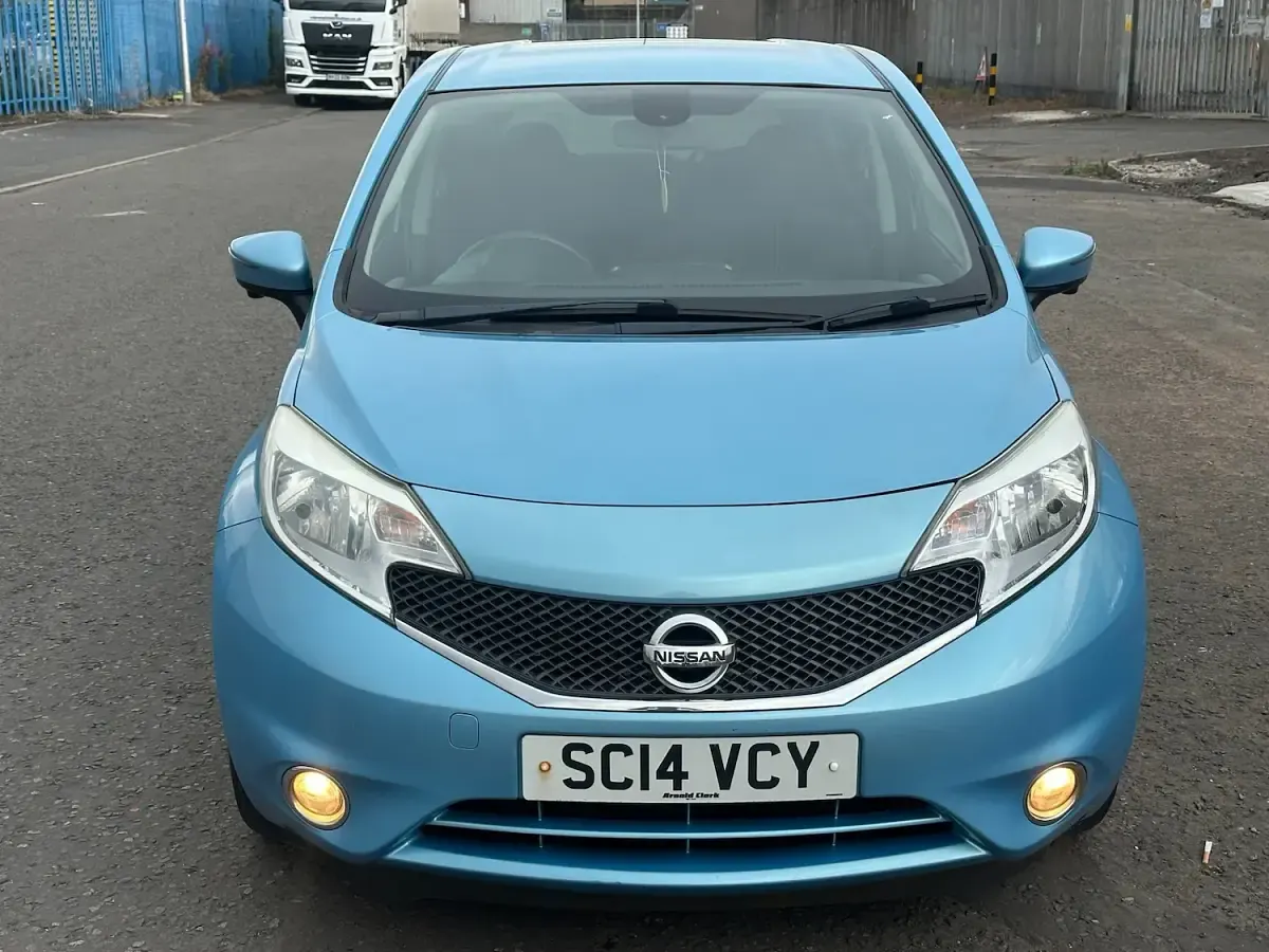Used Nissan Note Acenta Premium 90 HP (66 kW) 2014 Blue Hatchback