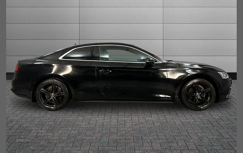 Used Audi A5 S-Line 147 HP (108 kW) 2018 Black Coupe