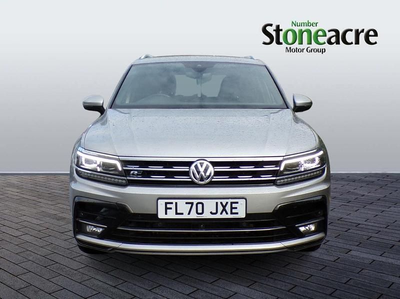 Used VW Tiguan R-line 150 HP (110 kW) 2020 Silver SUV