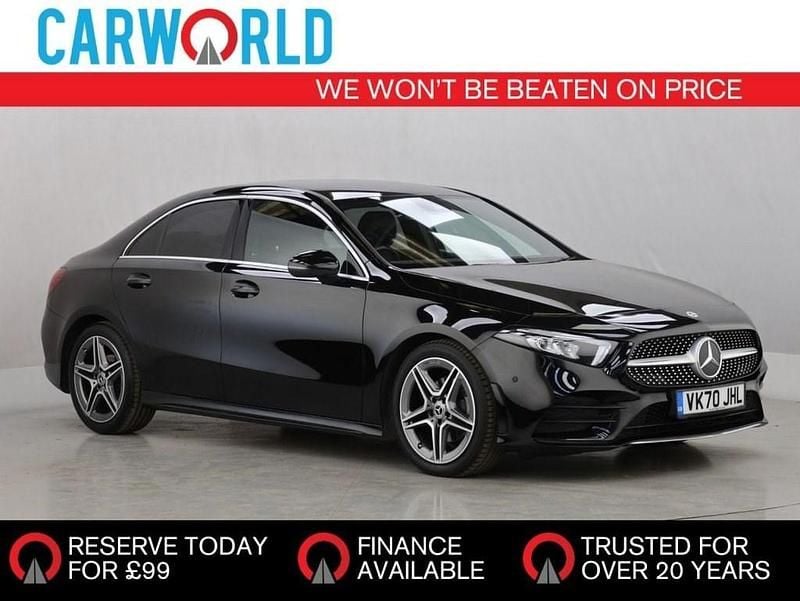 Black Used 2020 Mercedes A180 Executive Sedan | £15,016 (Good price) - Image 1/3