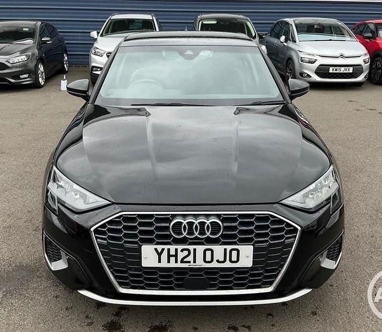 Used Audi A3 Sport 116 HP (85 kW) 2021 Black Sedan