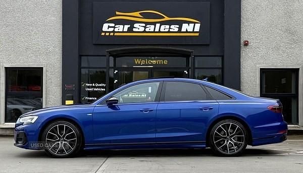 Used Audi A8 Black Edition 282 HP (207 kW) 2023 Blue Sedan