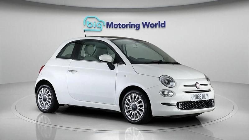 Used Fiat 500 Lounge 69 HP (50 kW) 2018 White Hatchback
