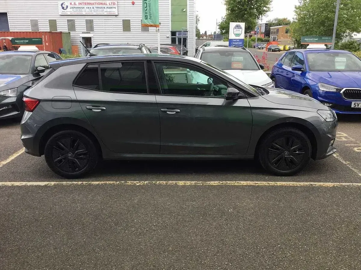 Used Skoda Fabia Design Edition 85 HP (62 kW) 2026 Graphite grey metallic black magic pearl effect Hatchback