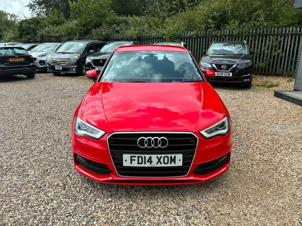 Used Audi A3 Sportback S-Line 2014 Red Hatchback