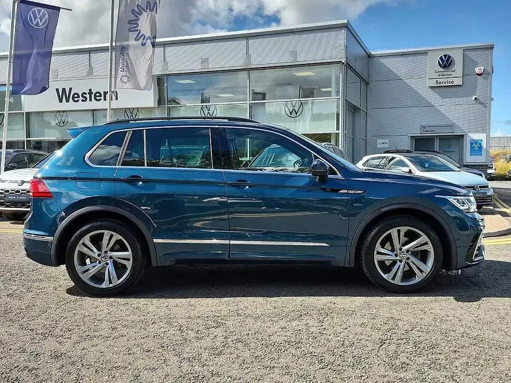 Used VW Tiguan R-line Edition 150 HP (110 kW) 2023 Blue SUV