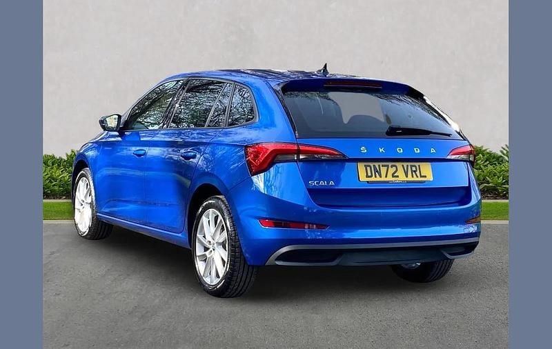 Used Skoda Scala SE L 147 HP (108 kW) 2022 Blue Hatchback