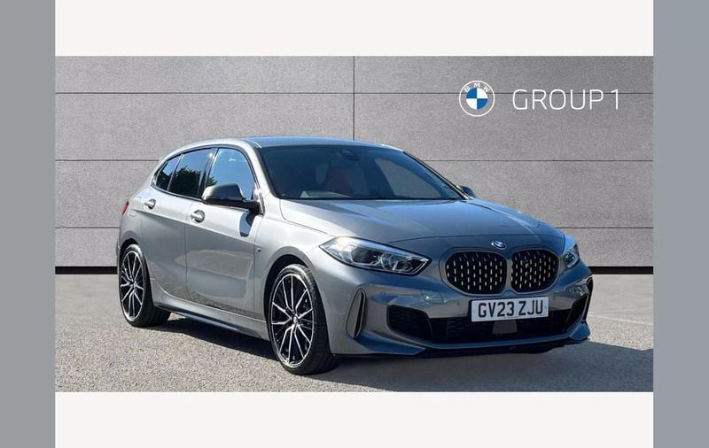 Grey Used 2023 BMW M135 Comfort Edition Hatchback | £32,795 (Expensive) - Image 1/2