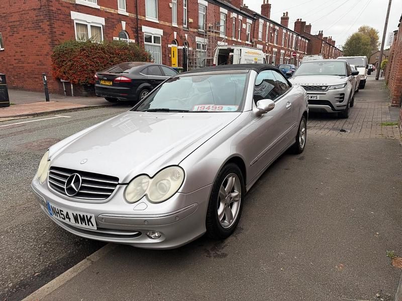 Used Mercedes CLK200 Avantgarde 2004 Silver Cabriolet