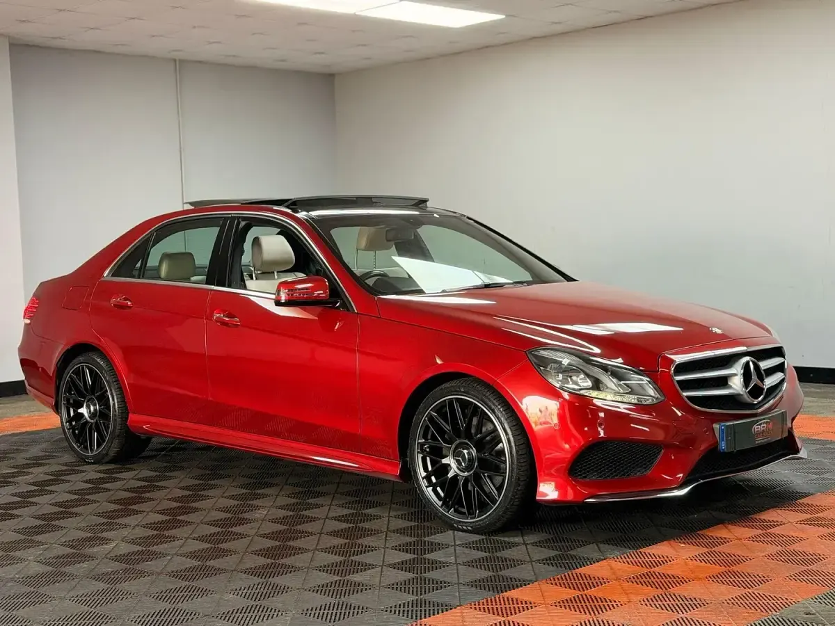 Used Mercedes E250 AMG Line Premium Plus 204 HP (150 kW) 2015 Red Sedan