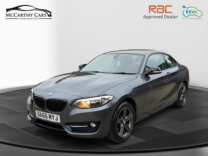 Mineral grey Used 2016 BMW 218 Sport Line Coupe | £8,795 (Good price) - Image 1/2