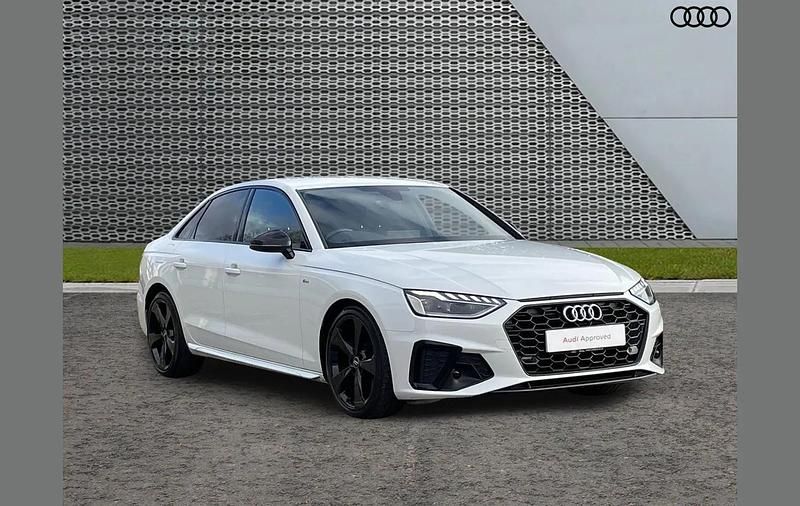 White Used 2020 Audi A4 Black Edition Sedan | £21,695 (Fair price) - Image 1/4