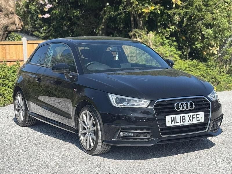 Used Audi A1 S-Line 125 HP (91 kW) 2018 Black Hatchback
