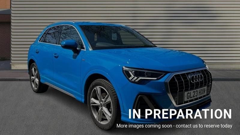 Blue Used 2023 Audi Q3 S-Line SUV | £26,890 (Super price) - Image 1/4