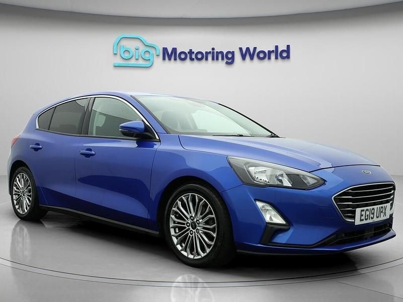 Blue Used 2019 Ford Focus Titanium X Hatchback | £9,500 (Fair price) - Image 1/4
