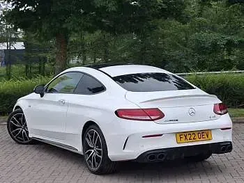 Used Mercedes C43 AMG Premium Plus 390 HP (286 kW) 2022 White Coupe