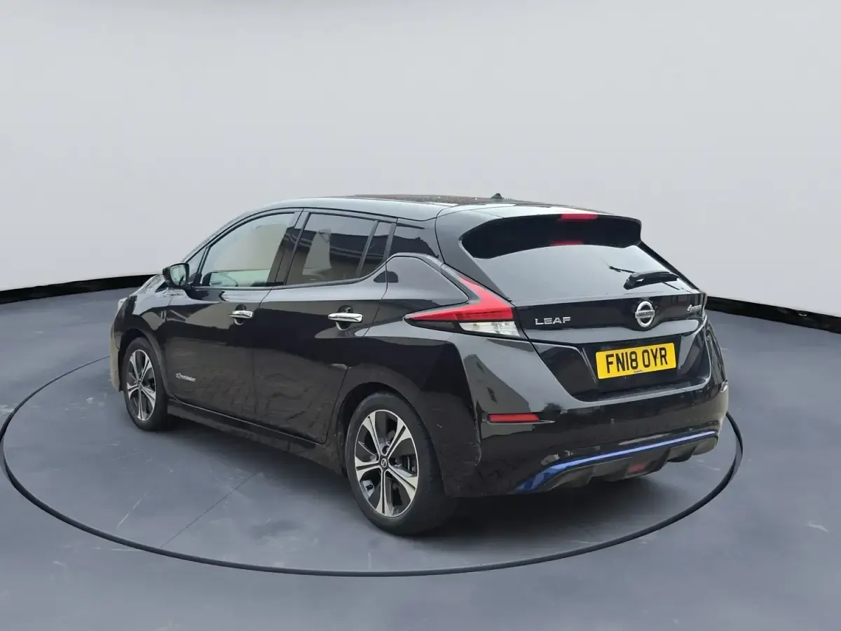 Used Nissan Leaf 110 kW (150 HP) 2018 Black Hatchback