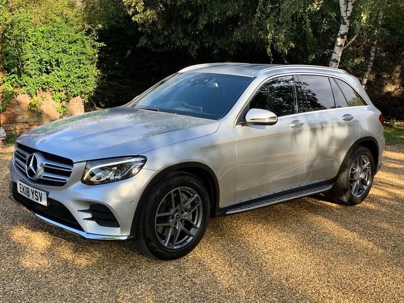 Silver Used 2018 Mercedes GLC220 AMG line Estate | £22,000 (Fair price) - Image 1/4