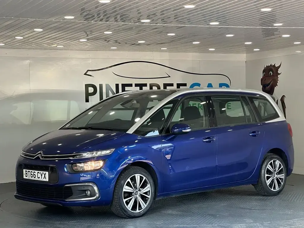 Usado Citroën Grand C4 Picasso Feel 120 HP (88 kW) 2016 Azul Monovolume
