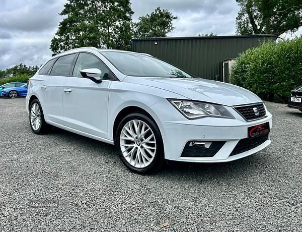 White Used 2020 Seat Leon SE Dynamic Estate | £8,990 (Fair price) - Image 1/4