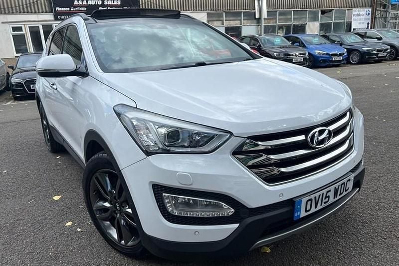 Used Hyundai Santa Fe Premium SE 194 HP (142 kW) 2015 White SUV