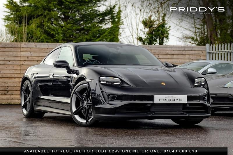 Black Used 2021 Porsche Taycan Performance Package Sedan | £44,970 (Fair price) - Image 1/4