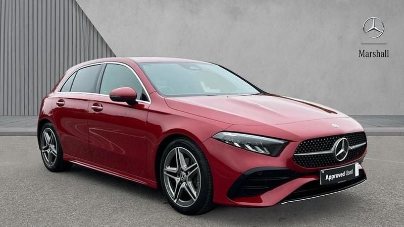 Designo patagonia red Used 2024 Mercedes A180 Executive Hatchback | £22,250 (Fair price) - Image 1/4
